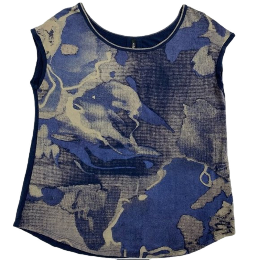 EDISTA Navy Sleeveless Top Size Medium